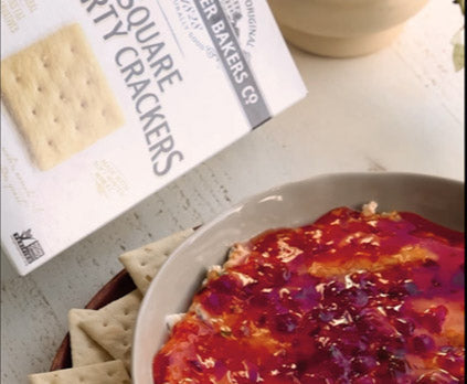 Baked Pepper Jelly & Bacon Dip