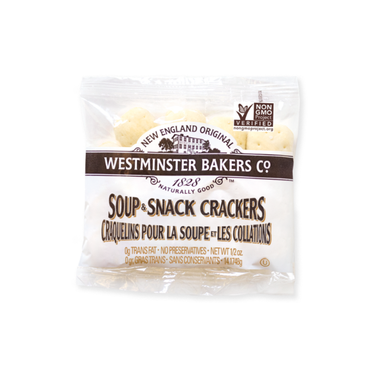 Westminster Bilingual (English/French) Single Serve Soup & Snack Crackers