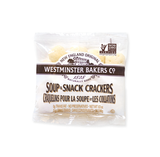 Westminster Bilingual (English/French) Single Serve Soup & Snack Crackers